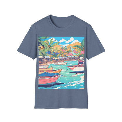Sunny Day Harbour - T Shirt