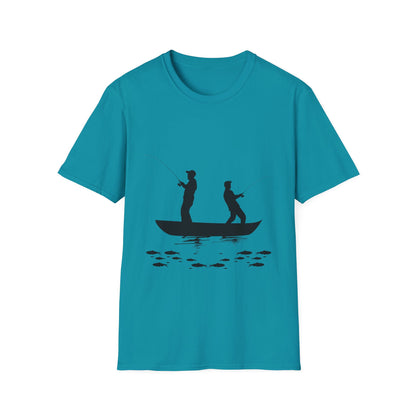 Two Men Fishing Summer - T Shirt