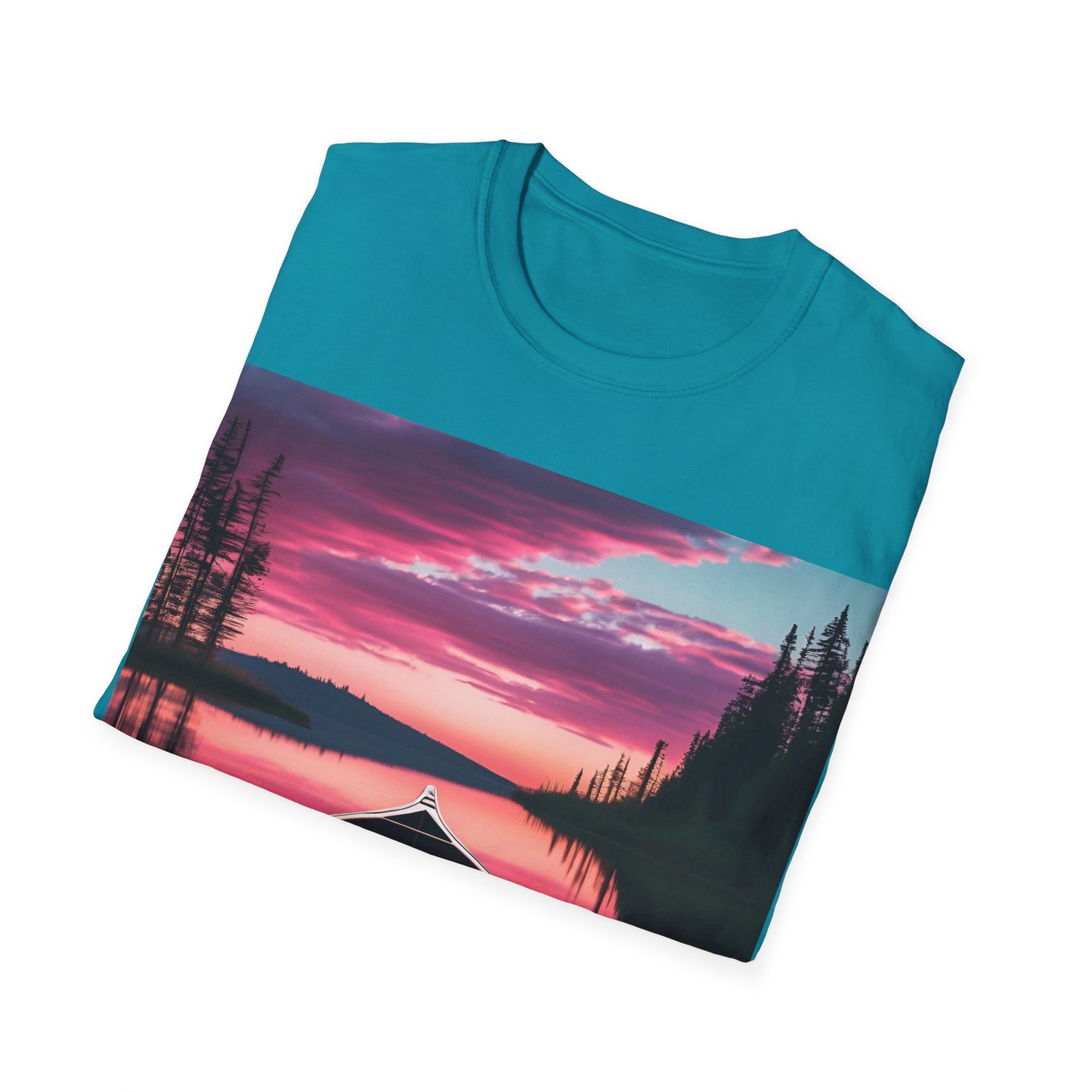 Canoe in Canvas Summer - T Shirt