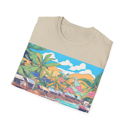 Sunny Day Harbour - T Shirt