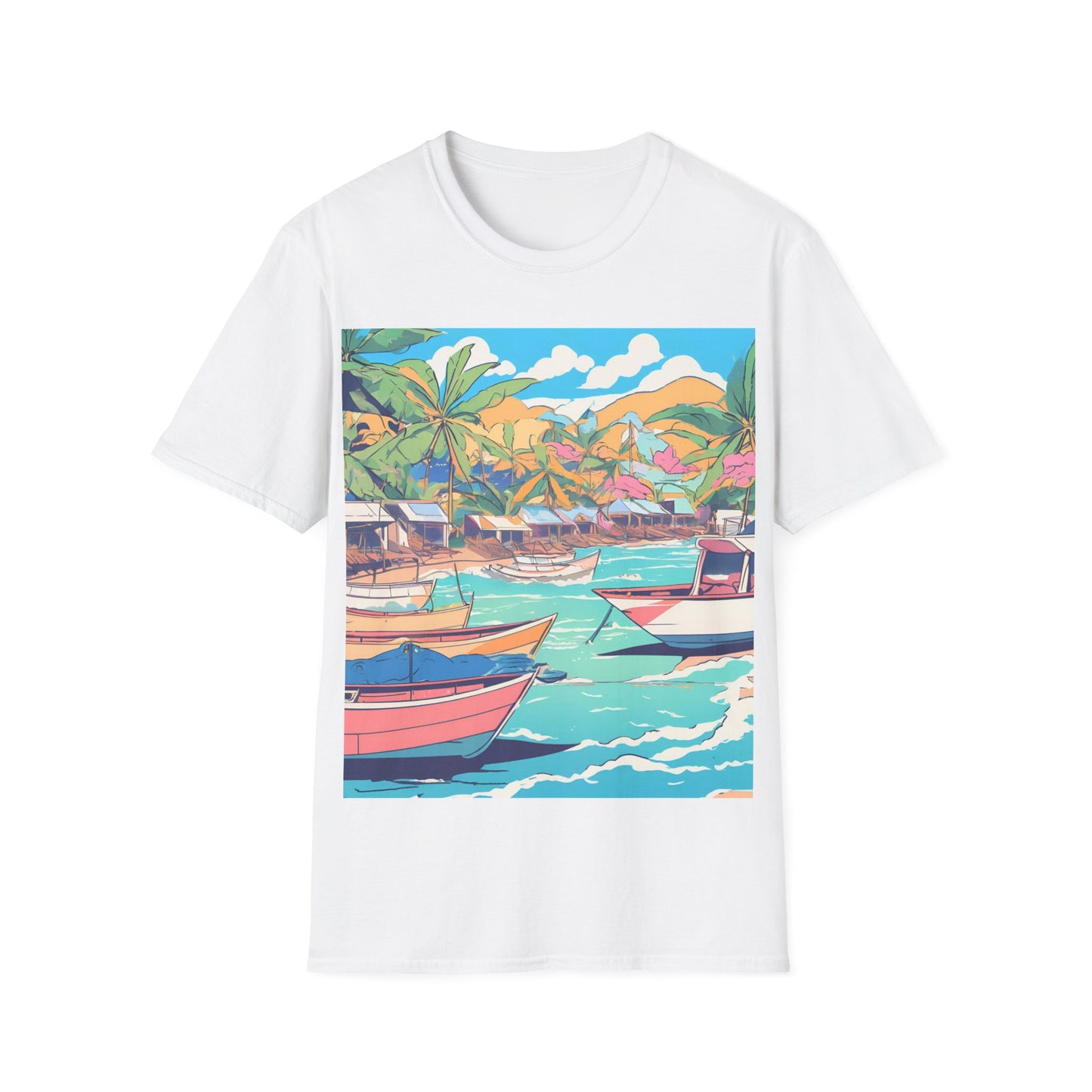 Sunny Day Harbour - T Shirt