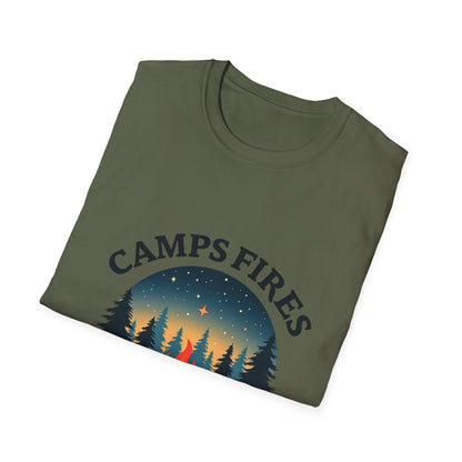 Campfires and Starry Nights T Shirt