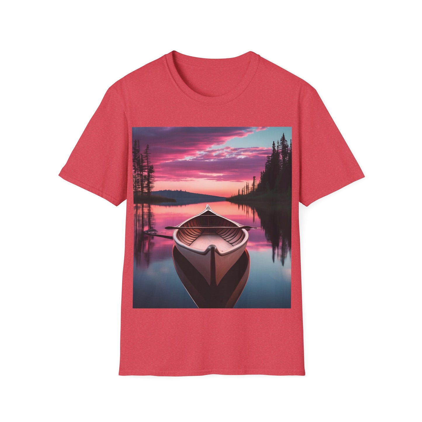 Canoe in Canvas Summer - T Shirt