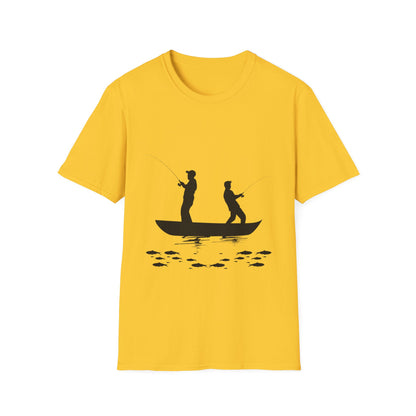 Two Men Fishing Summer - T Shirt