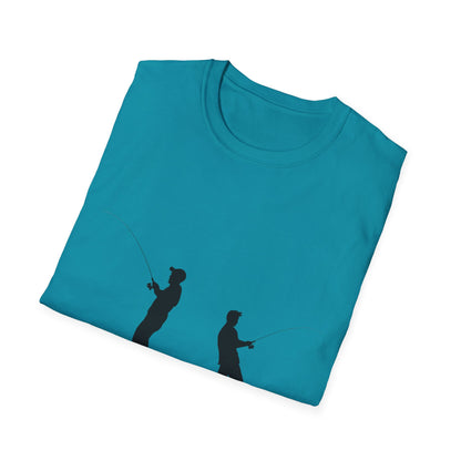 Two Men Fishing Summer - T Shirt