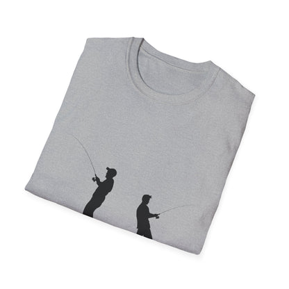 Two Men Fishing Summer - T Shirt