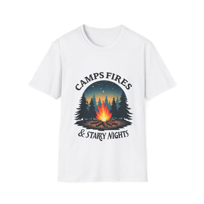 Campfires and Starry Nights T Shirt