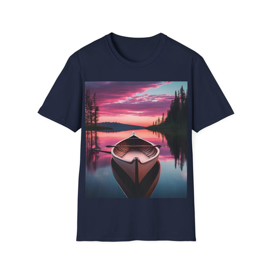 Canoe in Canvas Summer - T Shirt