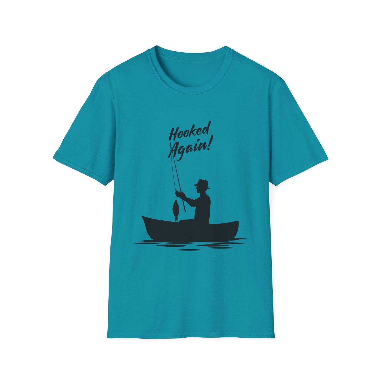 Hooked Again Fishing Summer - T Shirt