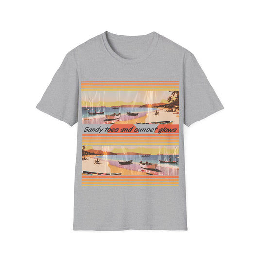 Sandy Toes and Sunset Glows - T Shirt
