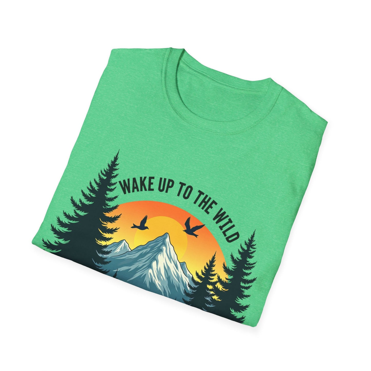 Wake Up to the Wild Camping Night T Shirt