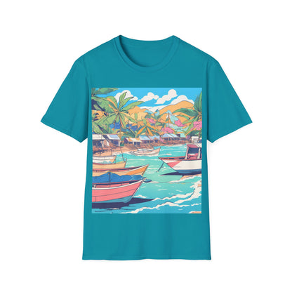 Sunny Day Harbour - T Shirt
