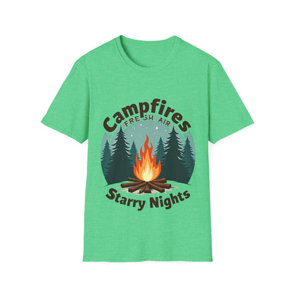 Campfires Starry Nights T-Shirt