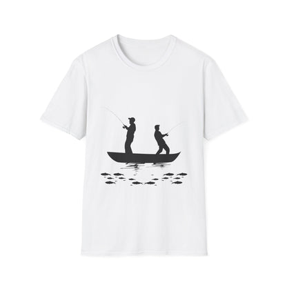 Two Men Fishing Summer - T Shirt