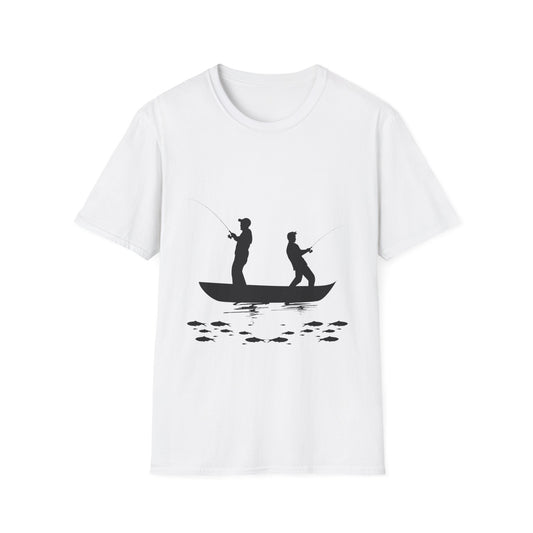 Two Men Fishing Summer - T Shirt