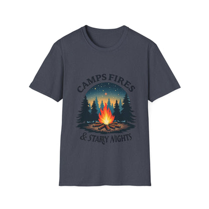 Campfires and Starry Nights T Shirt