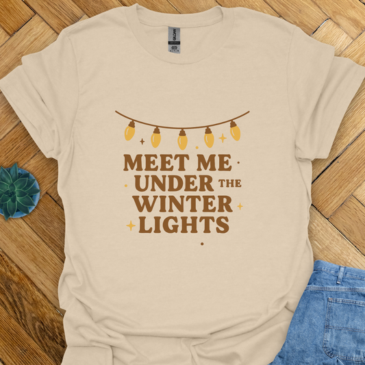 Meet me Under the Winter Lights  T-Shirt