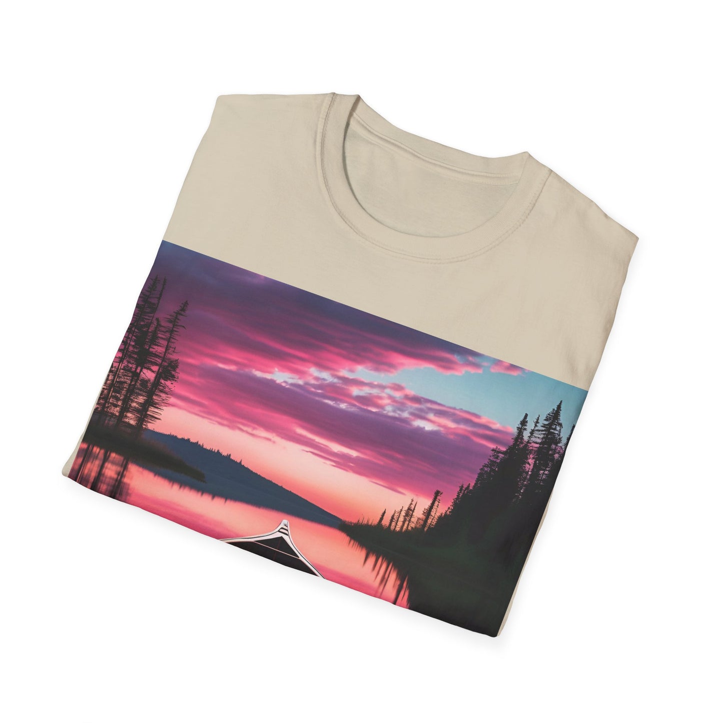 Canoe in Canvas Summer - T Shirt
