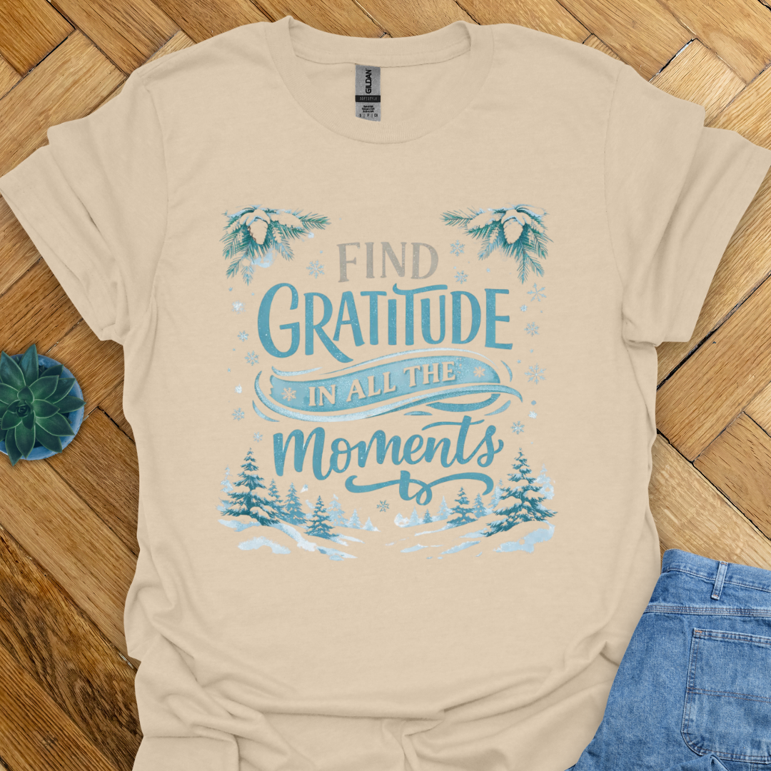 Find Gratitude in all the Moments  T-Shirt