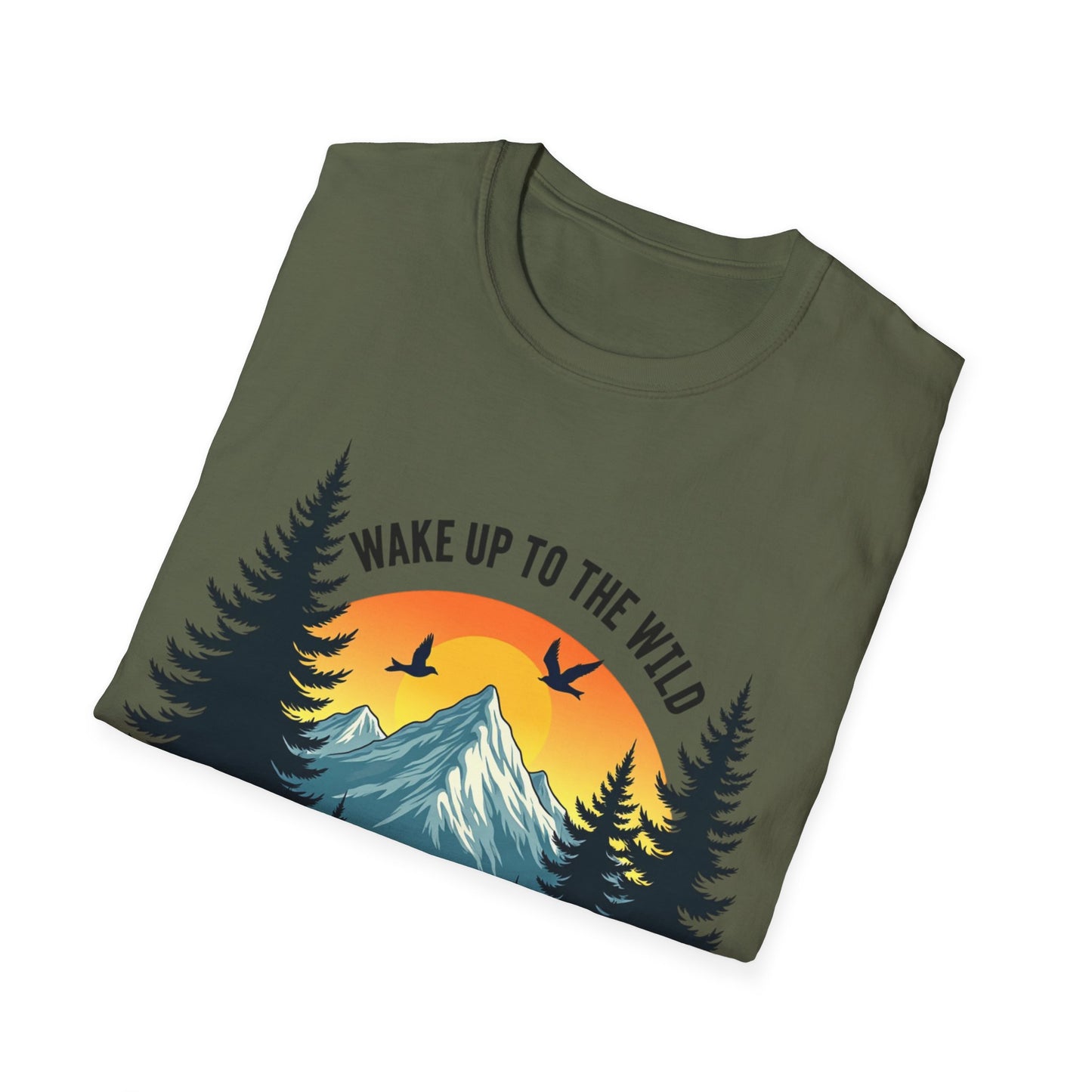 Wake Up to the Wild Camping Night T Shirt