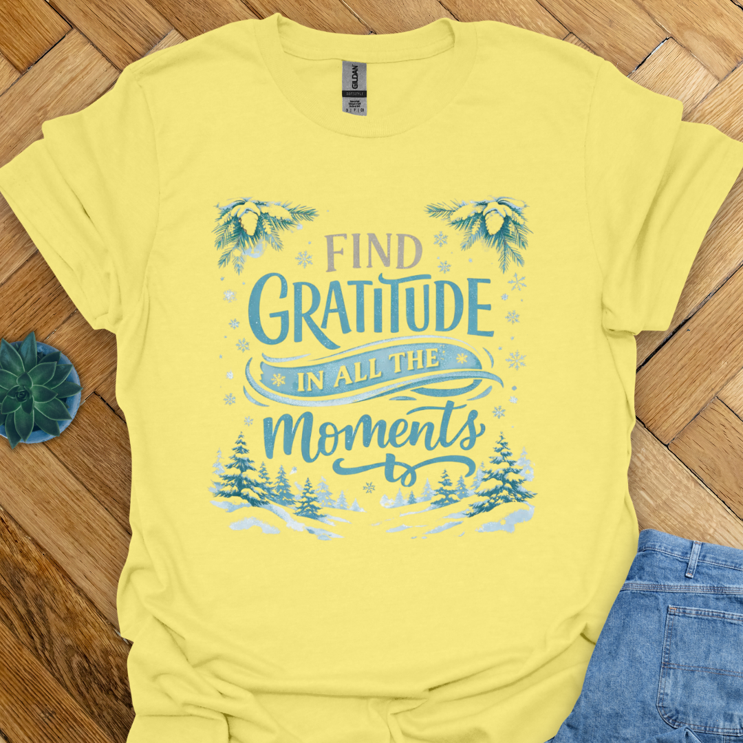 Find Gratitude in all the Moments  T-Shirt