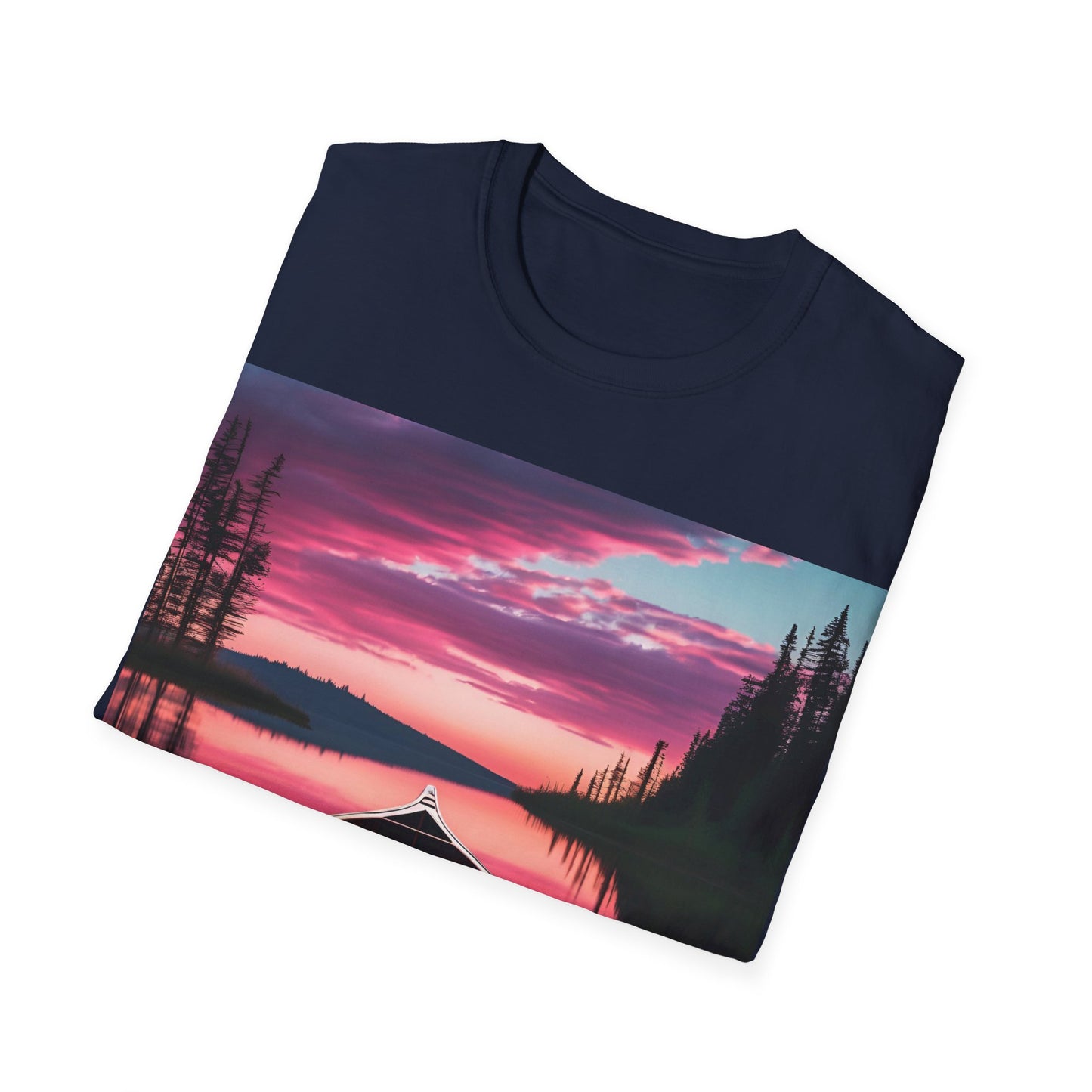 Canoe in Canvas Summer - T Shirt