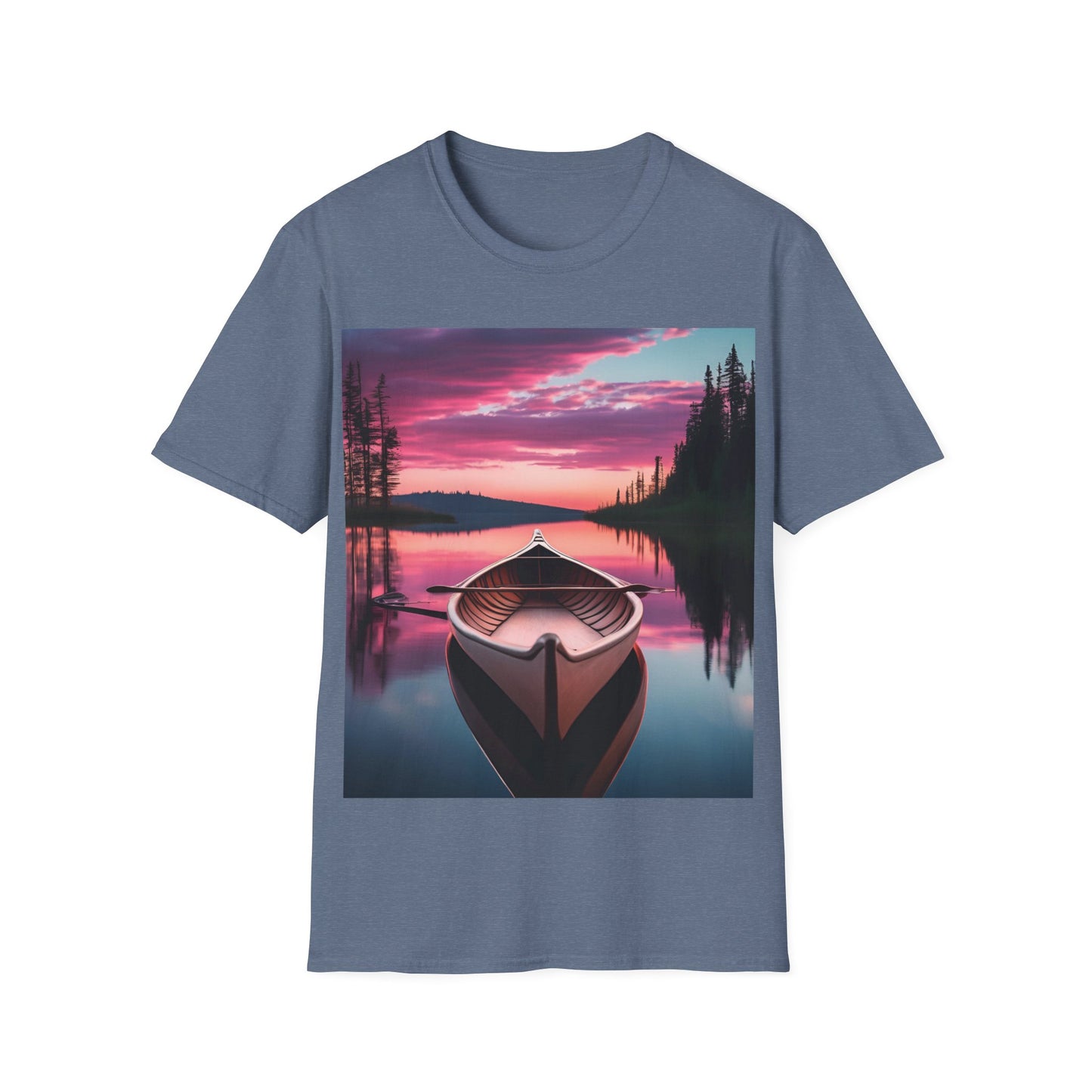 Canoe in Canvas Summer - T Shirt