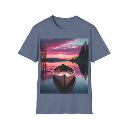 Canoe in Canvas Summer - T Shirt