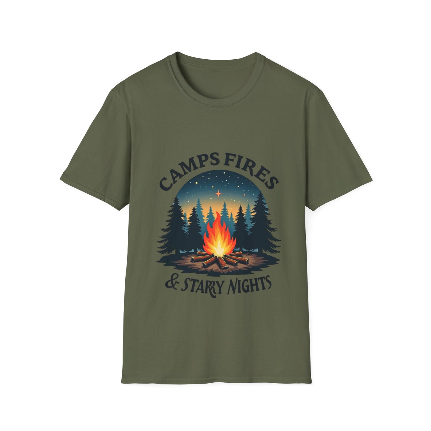 Campfires and Starry Nights T Shirt