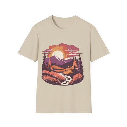 Hiking and Mountain View  - T Shirt