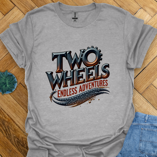 Two Wheels Endless Adventures T-Shirt