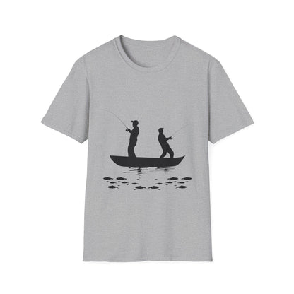 Two Men Fishing Summer - T Shirt