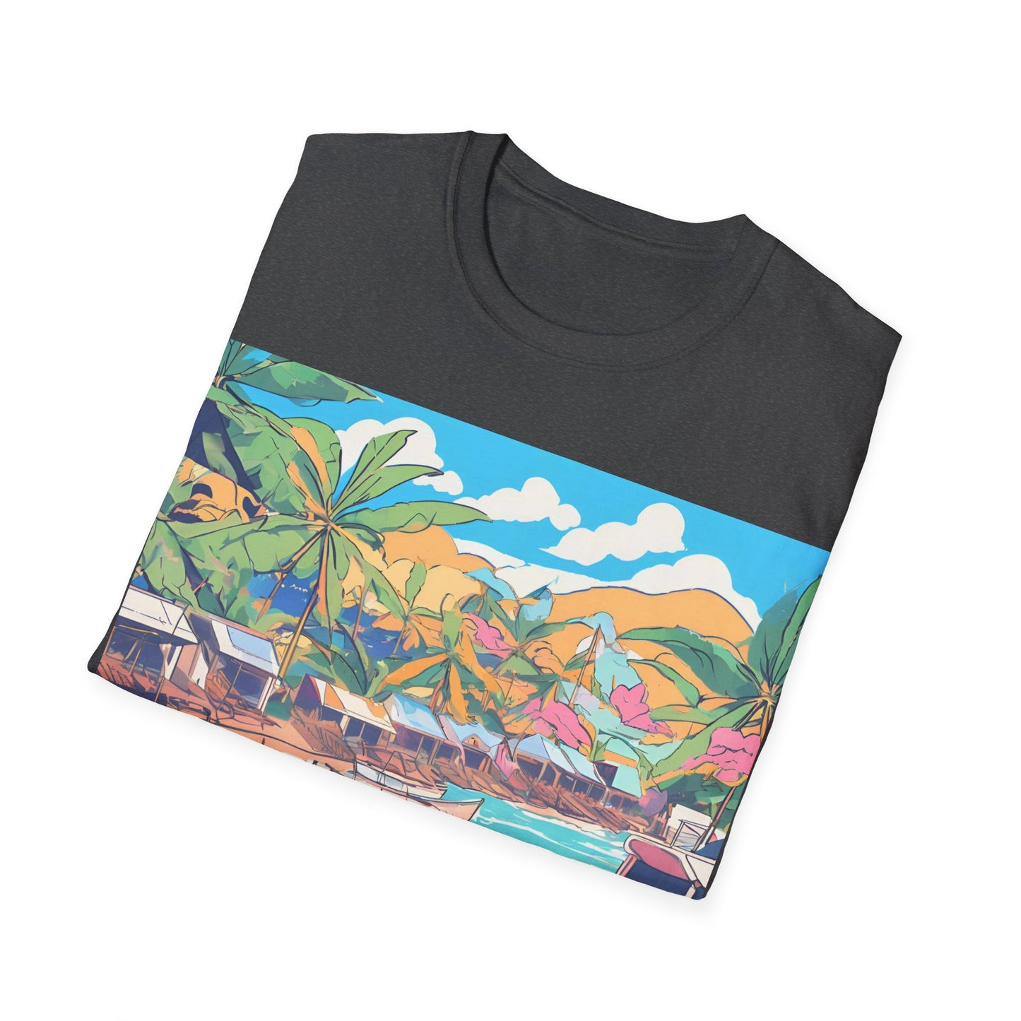Sunny Day Harbour - T Shirt