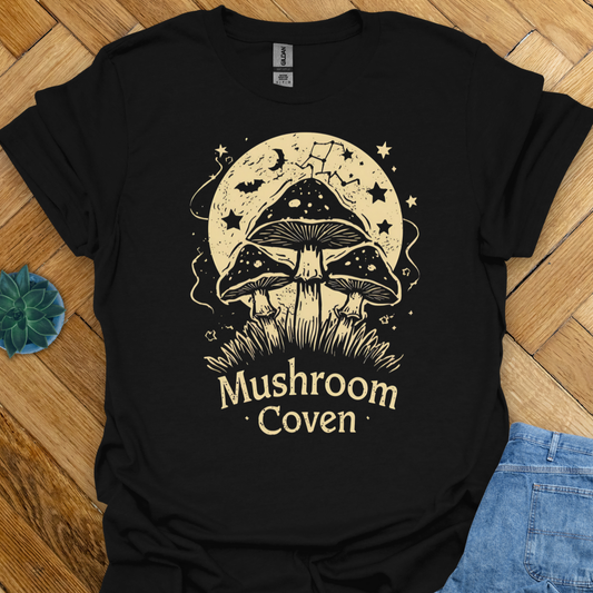 Mushroom Coven Halloween T-Shirt