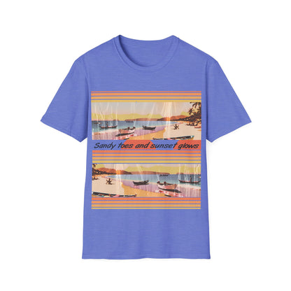 Sandy Toes and Sunset Glows - T Shirt