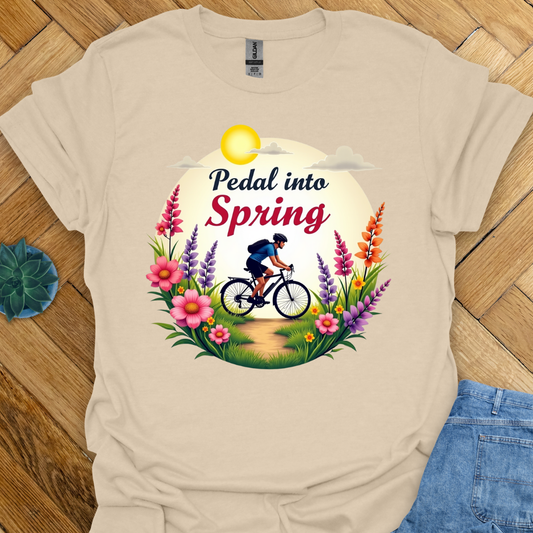 Pedal into Spring T-Shirt
