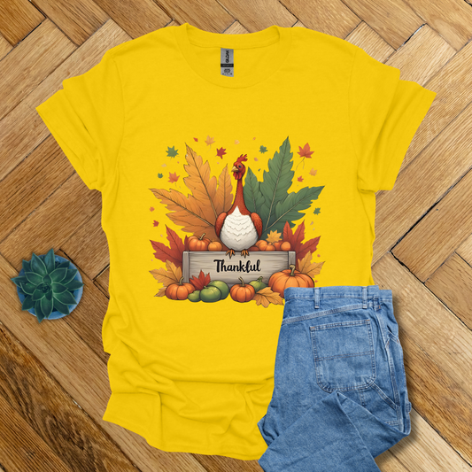 Thankful  Fall Seasonal  - T Shirt