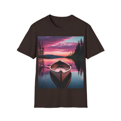 Canoe in Canvas Summer - T Shirt