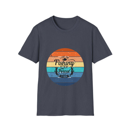 I live for Fishing Summer - T Shirt