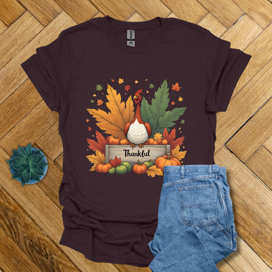 Thankful  Fall Seasonal  - T Shirt