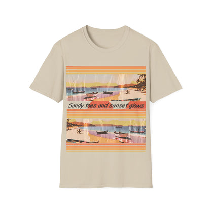 Sandy Toes and Sunset Glows - T Shirt