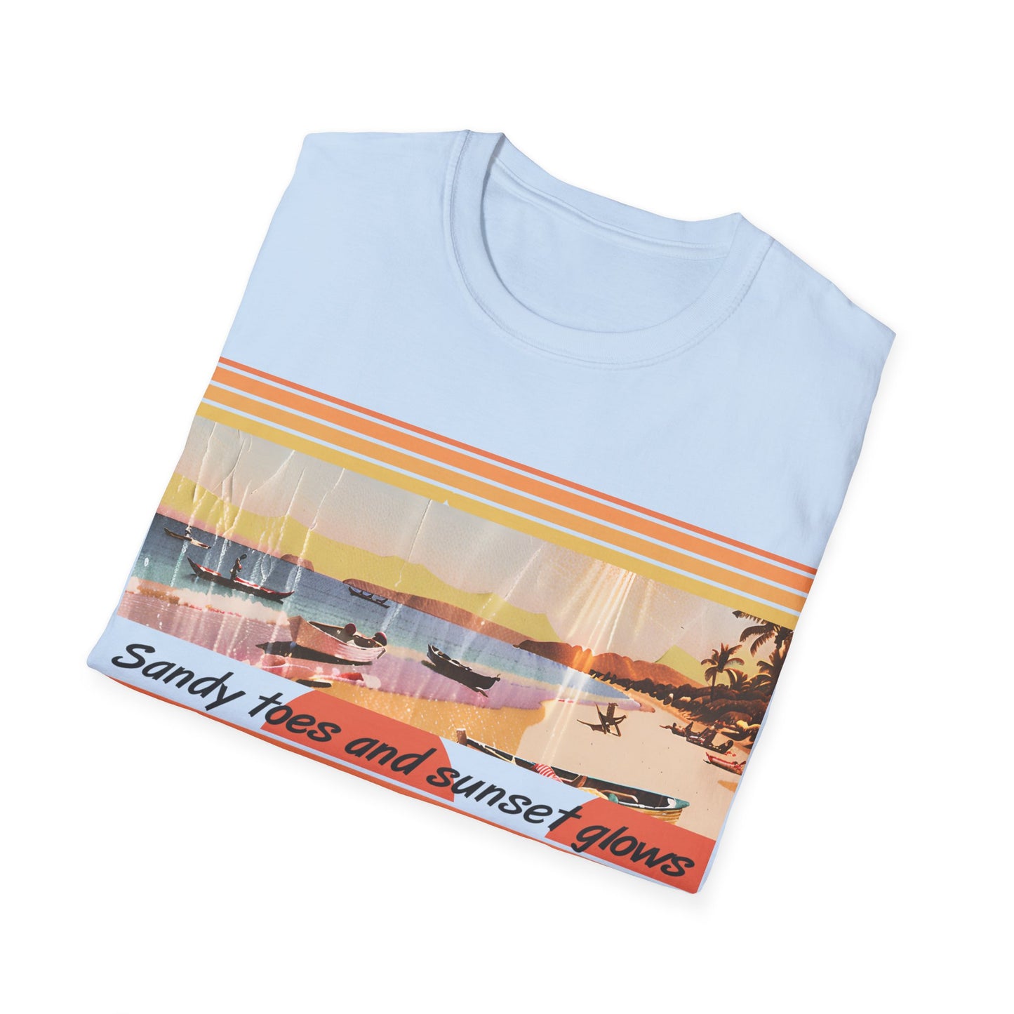 Sandy Toes and Sunset Glows - T Shirt