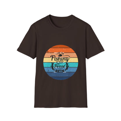 I live for Fishing Summer - T Shirt