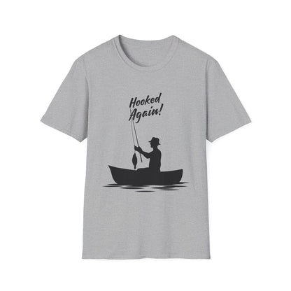 Hooked Again Fishing Summer - T Shirt