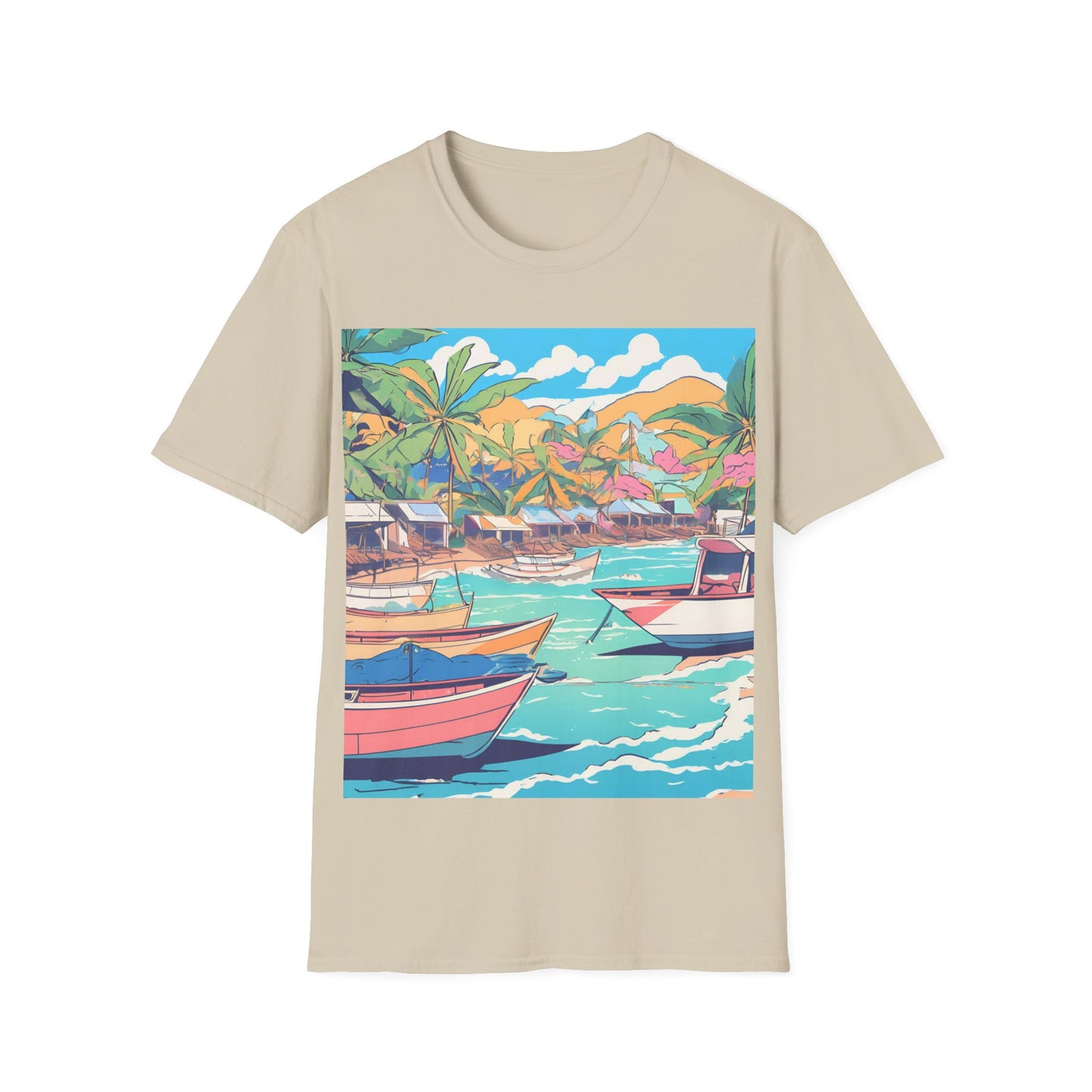 Sunny Day Harbour - T Shirt