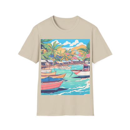 Sunny Day Harbour - T Shirt