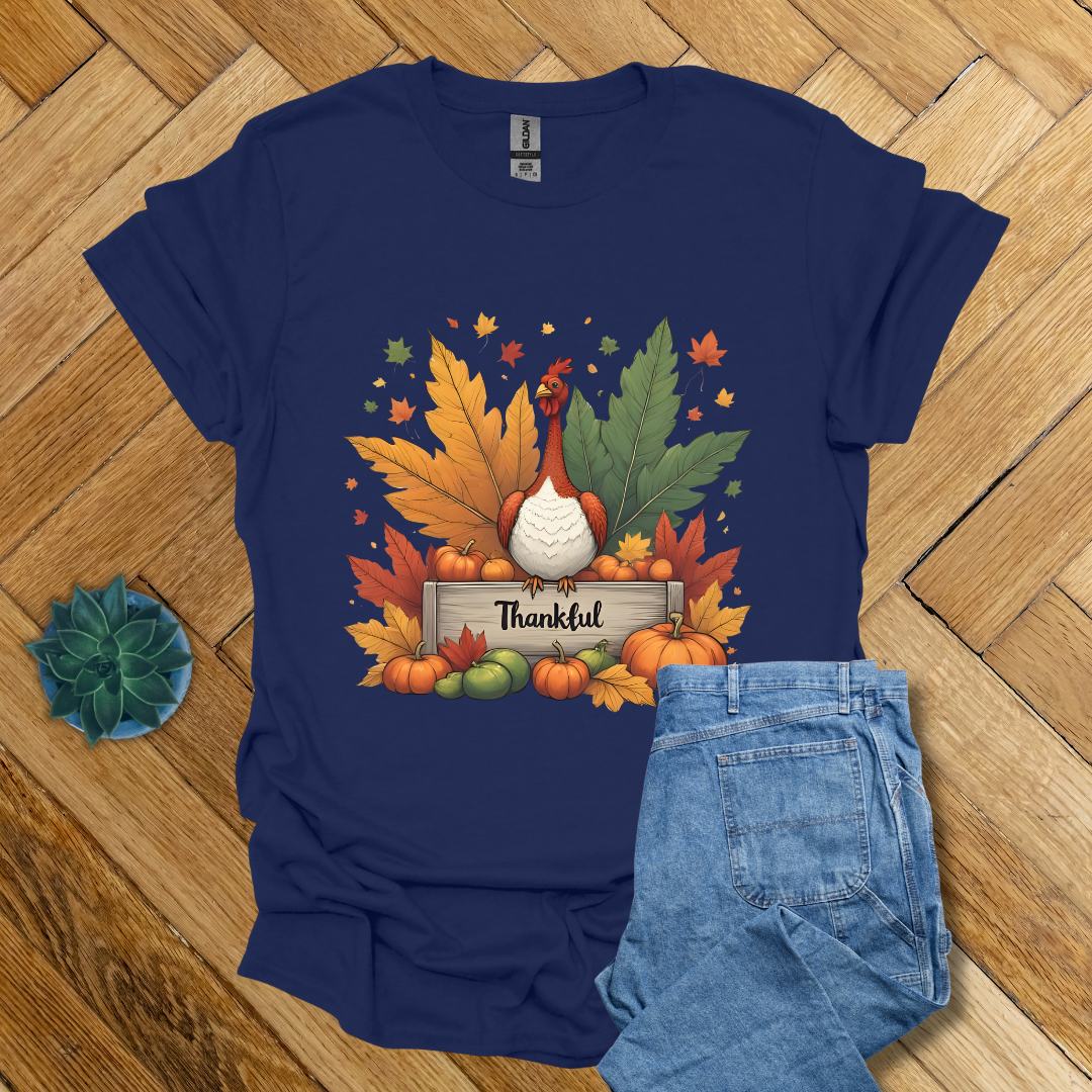 Thankful  Fall Seasonal  - T Shirt