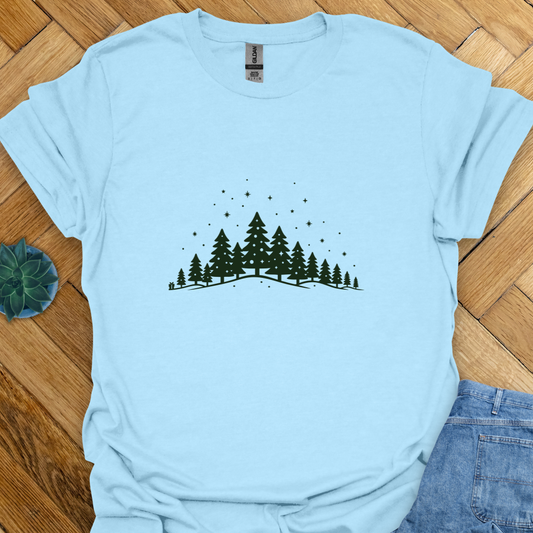 Peace in the Pines | Winter Forest Nature T-Shirt