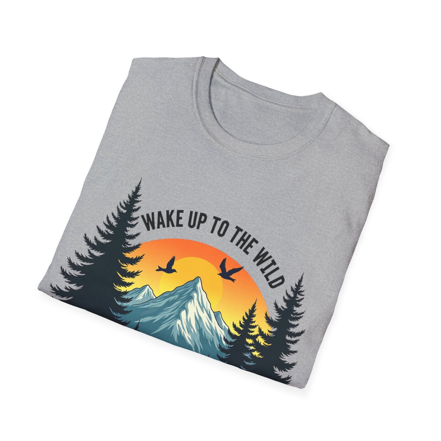 Wake Up to the Wild Camping Night T Shirt
