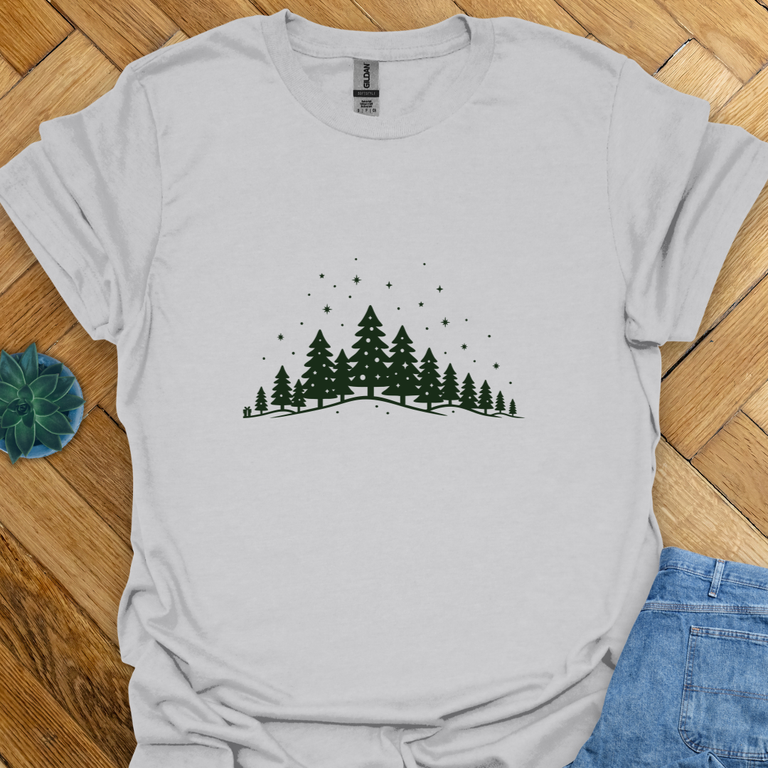 Peace in the Pines | Winter Forest Nature T-Shirt